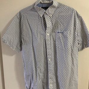 Ben Sherman, white floral shirt sleeve button shirt